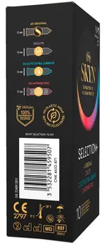 SKYN Selection+ Sensoprene Latex-Free Condom Variety Pack 10 pcs