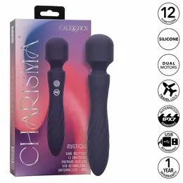 CalExotics Charisma Mystique Dual Motor Massager 21.5cm Purple Silicone