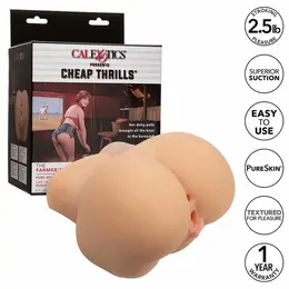 CalExotics The Farmer’s Daughter Dual-Entry Pure Skin Intimate Device Flesh 1.1kg