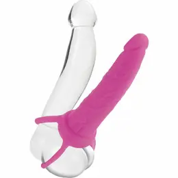 CalExotics Dual Penetrator Pink Silicone Support System 14 cm