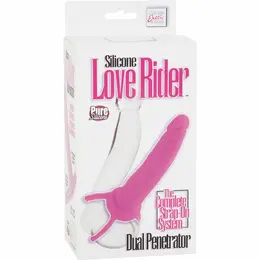 CalExotics Dual Penetrator Pink Silicone Support System 14 cm