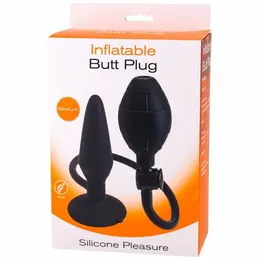 Seven Creations Inflatable Silicone Anal Plug M 14.5cm Adjustable Size