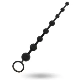 Addicted Toys Bead Chain 29 cm Black - Flexible Silicone System