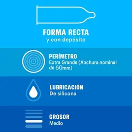 Durex Natural XL 12-Pack - Extra Large Comfortable Latex System