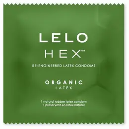 LELO HEX Organic 36-Pack Eco-Friendly Latex Protection with L-Arginine