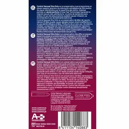 Control Xtra Dots Textured Latex Condoms 12 pcs 54mm 190mm