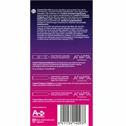 Control Feel Fun Mix 6 pcs - Anatomic Mixed Textures & Ultra-Thin Condoms