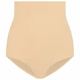 Bye Bra Seamless High Waist Panties Beige S - Lightweight & Invisible Fit