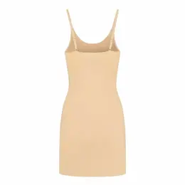 Bye Bra Light Control Invisible Singlet Dress Beige XXL - Seamless Fit