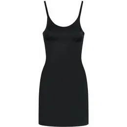 Bye Bra Invisible Singlet Dress Black L - Lightweight Shaping Solution