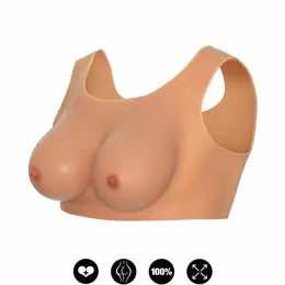 HIDDEN DESIRE Alter Ego Silicone Wearable Breast Top E-Cup Flesh S-L