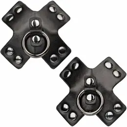 CalExotics Euphoria O-Ring Black Nipple Shields - Reusable, 7.5 cm