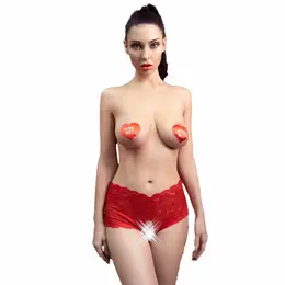 Chilirose CR-4641 Red L/XL Panties with Open Detail, Elegant Design