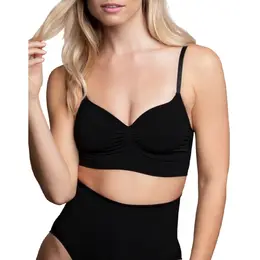 Bye Bra Seamless Medium Control Bra Black M - Shaping Comfortwear