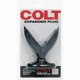 CalExotics COLT Expander Plug Large Black - Flexible TPR System 16x6cm