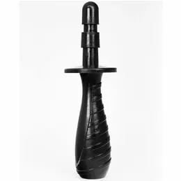 Hung System Plug Black 23.5 cm - Modular Intimate Accessory with Handle