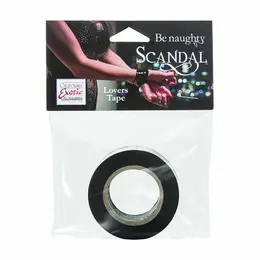CalExotics Scandal Black Tape 15m - Self-Adhesive Restraint PVC System