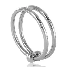 METAL HARD Double Glans Steel Ring 32mm Precision Fit System