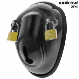 Addicted Toys Shell Cage Keyless Chastity System 11.5cm Clear Set