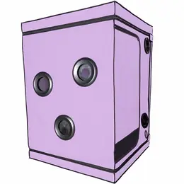 SECRET DOME KINK CLUB SCANDALE Intimate Play Cabin Purple 100x100x140cm