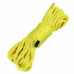 CalExotics Boundless Rope 10m Yellow - Durable Bondage Accessory