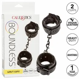 CalExotics Boundless Wrist Cuffs Adjustable Vegan Leather 30.5cm