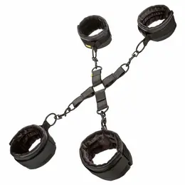 CalExotics Boundless Hog Tie - Adjustable Vegan Leather Restraint Set