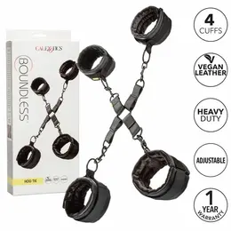 CalExotics Boundless Hog Tie - Adjustable Vegan Leather Restraint Set
