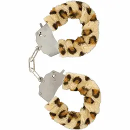 TOYJOY Furry Fun Cuffs Leopard - Soft Padded Restraint System