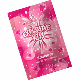 Secret Play Strawberry Fizzy Edible Candies 9g Single-Serve Sachet