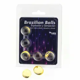 Taloka Vibrating Gel-Release Spheres 5-Pack - Warming Massage Formula