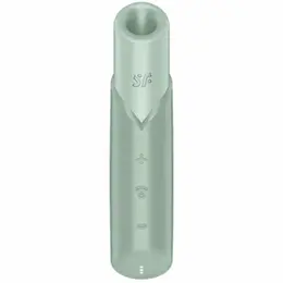 Satisfyer Naughty Kiss Wave Air Pulse Mini Clitoral Device Aquamarine