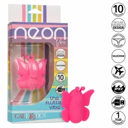 CalExotics Neon Vibes Flutter Vibe Pink - 10-Mode Intimate Apparatus