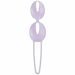 Fun Factory Smartballs Duo Pelvic Floor Training Balls White/Lilac 72g