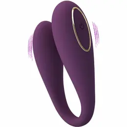 Pretty Love August App-Controlled Double Vibrator Purple Silicone 12 Modes