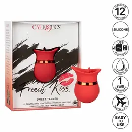 CalExotics French Kiss Sweet Talker Rechargeable Compact Massager Pink