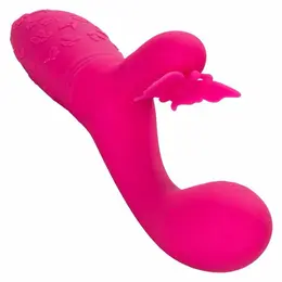 CalExotics Butterfly Kiss Flutter Pink Rechargeable Intimate Massager