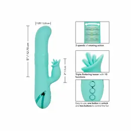 CalExotics California Dreaming Bel Air Bombshell Light Green 13cm Silicone