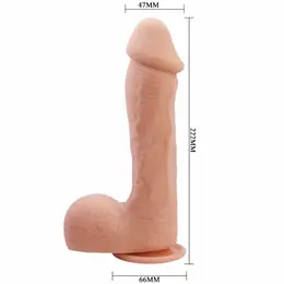 Baile Johnson Intimate Model 22 cm with Suction Cup, Soft Skin Texture