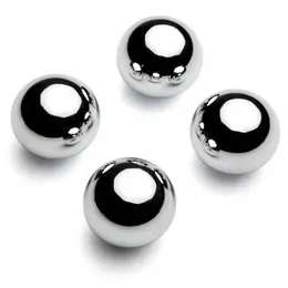 Metal Hard Magnetic Steel Balls 10mm - Set of 2 Precision Spheres