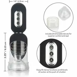 CalExotics Get Hard Automatic Pump Set with Vibration, 13.25 cm