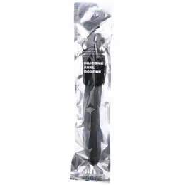 All Black Beaded Silicone Hygiene System 27 cm - Flexible Adapter