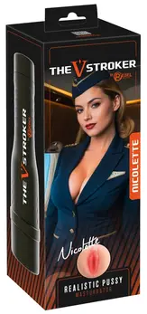 Rebel V-Stroker Nicolette Compact Intimate Machine, Skin-Like Material, 26.5cm