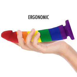 MYTHOLOGY Devon Pride Intimate Machine L - Premium Silicone, Pride Colors