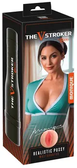 Rebel V-Stroker Monique Compact Intimate Device, 26.5 cm, TPE/ABS