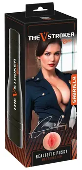 Rebel V-Stroker Gabriela Compact Intimate Device, 26.5 cm, Black