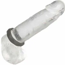 CalExotics Alpha Prolong Silicone Ring Grey - Seamless Comfort Enhancer 2.5 cm