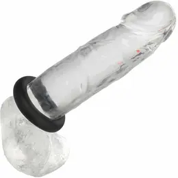 CalExotics Alpha Liquid Silicone Medium Support Ring Black 2cm
