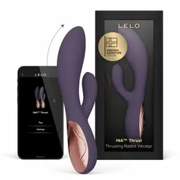 LELO INA Thrust Rabbit Vibrator Purple - Dynamic Thrust & Dual Action