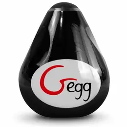 Gvibe G-Egg Black Textured Silicone Compact Intimate Sleeve 6.5cm